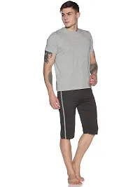 Stylish Cotton Solid 3/4th Shorts For Men And Boys-thumb4