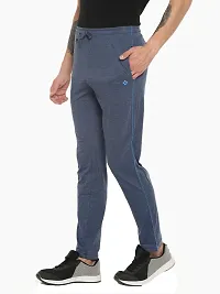 Reliable Cotton Solid Regular Track Pants For Men-thumb2