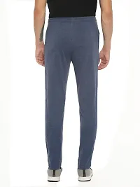 Reliable Cotton Solid Regular Track Pants For Men-thumb1