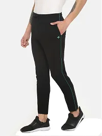 Reliable Cotton Solid Regular Track Pants For Men-thumb2