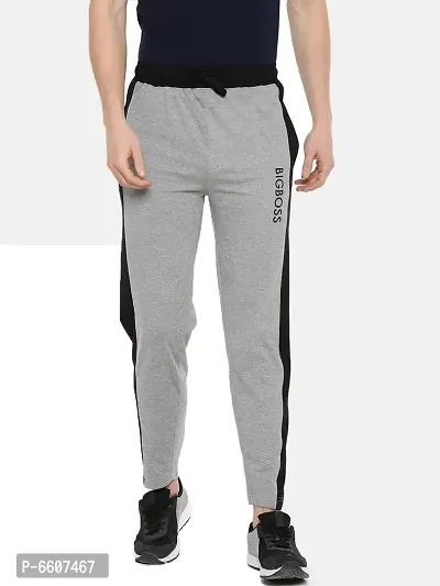Reliable Cotton Solid Regular Track Pants For Men