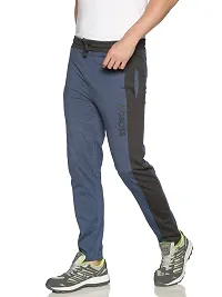 Reliable Cotton Solid Regular Track Pants For Men-thumb2