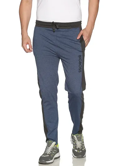 Reliable Solid Regular Track Pants For Men