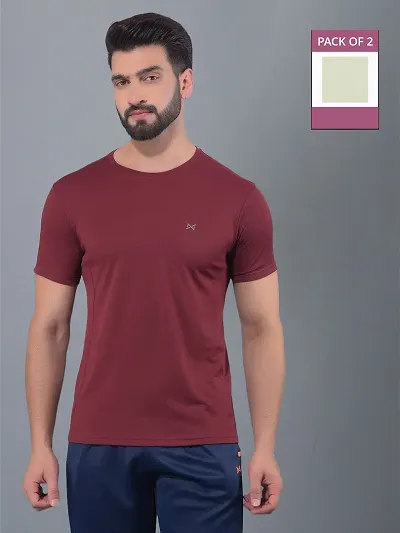 Trendy Round Neck T-Shirt For Men Pack Of 2