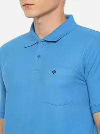 Dollar Men's Cotton Casual Polo Tshirt (Pack of 1)-thumb3