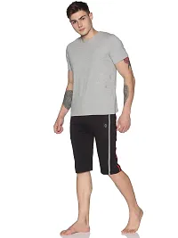 Dollar Men's Casual Cotton Capri 3/4th Shorts (Pack of 1)-thumb4