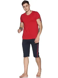 Dollar Men's Casual Cotton Capri 3/4th Shorts (Pack of 1)-thumb4