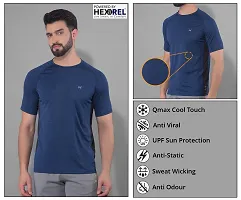 Stylish Polyester Solid Sports Tee For Men Pack Of 2-thumb4