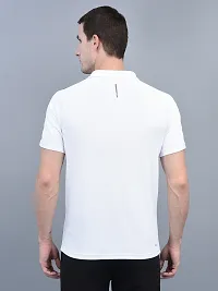 Stylish Polyester Solid Sports Tee For Men Pack Of 2-thumb2