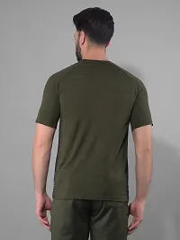 Stylish Polyester Solid Sports Tee For Men-thumb2