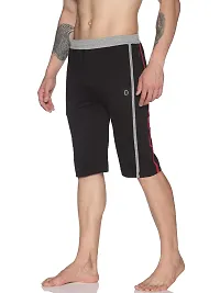 Dollar Men's Casual Cotton Capri 3/4th Shorts (Pack of 1)-thumb2