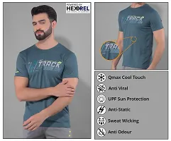 Stylish Polyester Printed Sports Tee For Men-thumb4