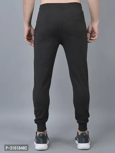 Comfortable Coffee Cotton Blend Joggers For Men-thumb2