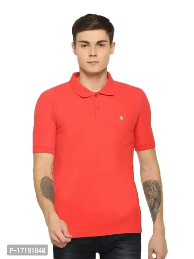 Dollar Men's Cotton Casual Polo Tshirt (Pack of 1)