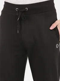 Comfortable Black Cotton Blend Joggers For Men-thumb3