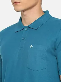 Dollar Men's Cotton Casual Polo Tshirt (Pack of 1)-thumb3