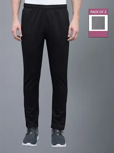 New Launched Polyester Regular Track Pants For Men 