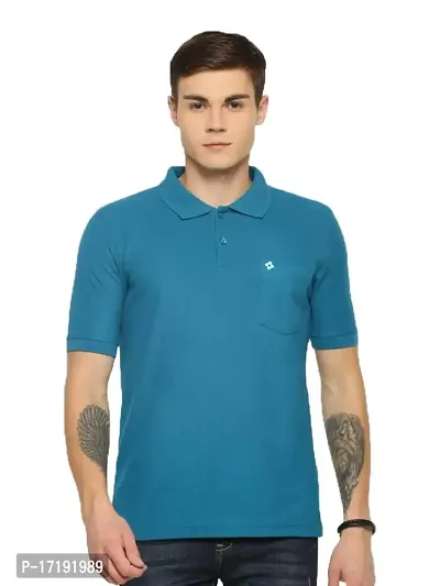 Dollar Men's Cotton Casual Polo Tshirt (Pack of 1)-thumb0