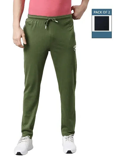 Best Selling Cotton Regular Track Pants For Men 