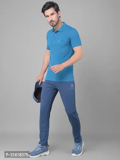 Comfortable Blue Cotton Blend Joggers For Men-thumb5