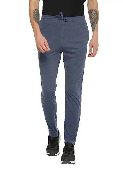 Reliable Solid Regular Track Pants For Men