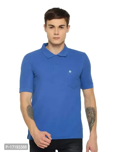 Dollar Men's Cotton Casual Polo Tshirt (Pack of 1)