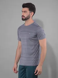 Stylish Polyester Solid Sports Tee For Men-thumb1