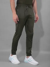 Stylish Multicoloured Polyester Joggers For Men Pack Of 2-thumb1