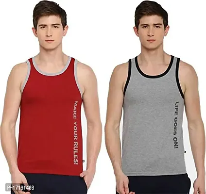 Dollar Mens Cotton Vest Tank Top (Pack of 2)