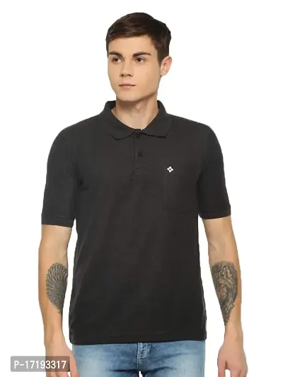 Dollar Men's Cotton Casual Polo Tshirt (Pack of 1)