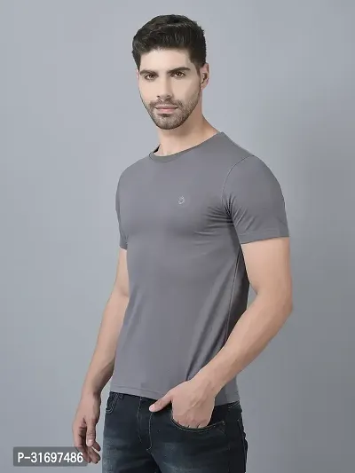 Reliable Multicoloured Cotton Blend Solid T-Shirt For Men Pack Of 2-thumb3