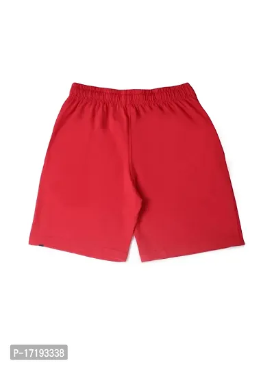 Dollar Boys Cotton Casual Shorts (Pack of 1) True Red-thumb2