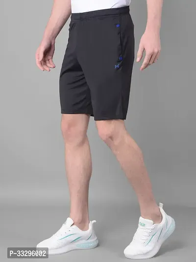 Stylish Multicoloured Polyester Solid Regular Fit Sports Shorts For Men Pack Of 2-thumb2