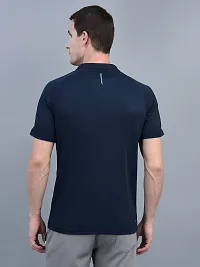 Stylish Polyester Solid Sports Tee For Men Pack Of 2-thumb2