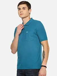 Dollar Men's Cotton Casual Polo Tshirt (Pack of 1)-thumb2