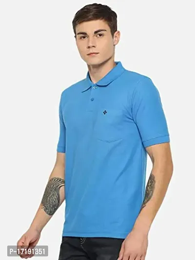 Dollar Men's Cotton Casual Polo Tshirt (Pack of 1)-thumb3