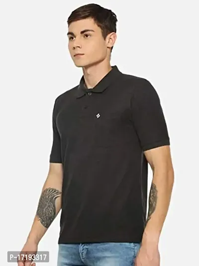 Dollar Men's Cotton Casual Polo Tshirt (Pack of 1)-thumb3