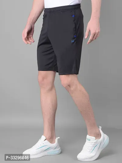 Stylish Multicoloured Polyester Solid Regular Fit Sports Shorts For Men Pack Of 2-thumb2