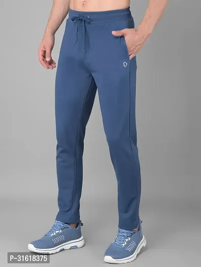 Comfortable Blue Cotton Blend Joggers For Men-thumb3