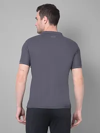 Stylish Polyester Solid Sports Tee For Men-thumb2