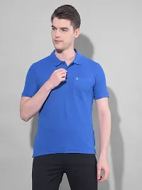 Reliable Multicoloured Cotton Blend Solid T-Shirt For Men Pack Of 5-thumb1