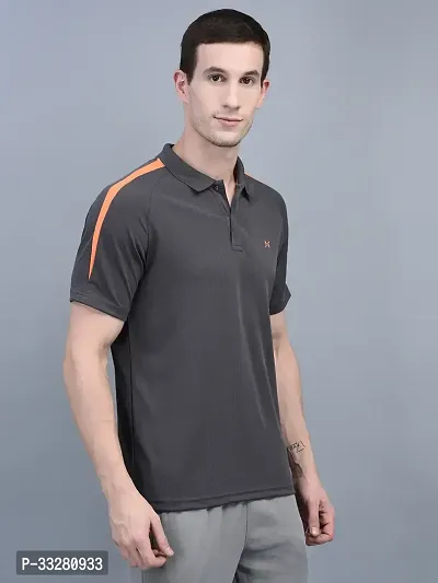 Stylish Polyester Solid Sports Tee For Men Pack Of 3-thumb2