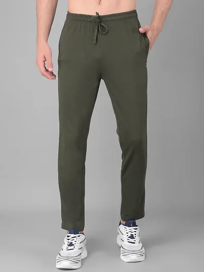 Comfortable Blend Regular Track Pants For Men