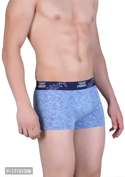 Force NXT Men's Cotton Metro Trunk (Pack of 1) Blue-thumb5