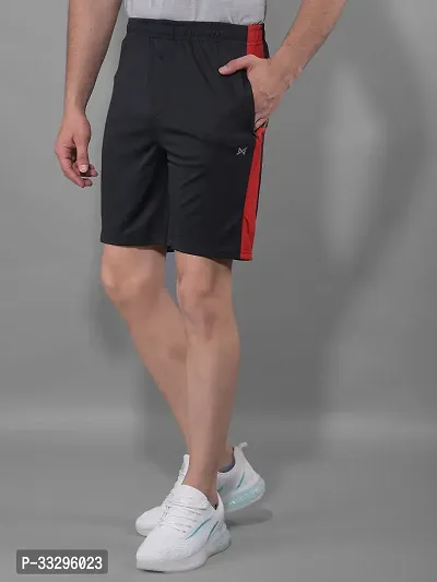 Stylish Multicoloured Polyester Solid Regular Fit Sports Shorts For Men Pack Of 3-thumb2