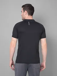 Stylish Polyester Solid Sports Tee For Men Pack Of 5-thumb2