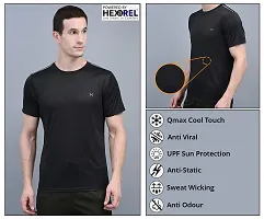 Stylish Polyester Solid Sports Tee For Men Pack Of 3-thumb4