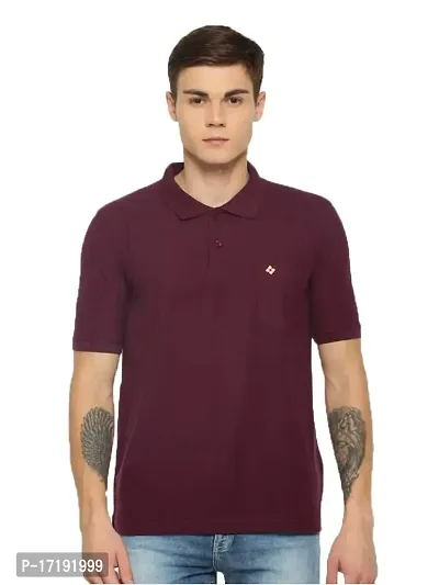 Dollar Men's Cotton Casual Polo Tshirt (Pack of 1)