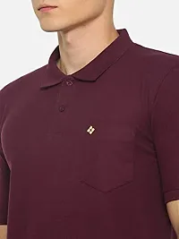 Dollar Men's Cotton Casual Polo Tshirt (Pack of 1)-thumb3