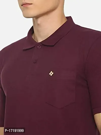 Dollar Men's Cotton Casual Polo Tshirt (Pack of 1)-thumb4